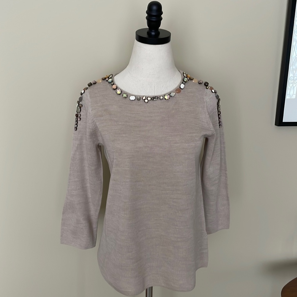 Gorgeous Cream Light Sweater Top